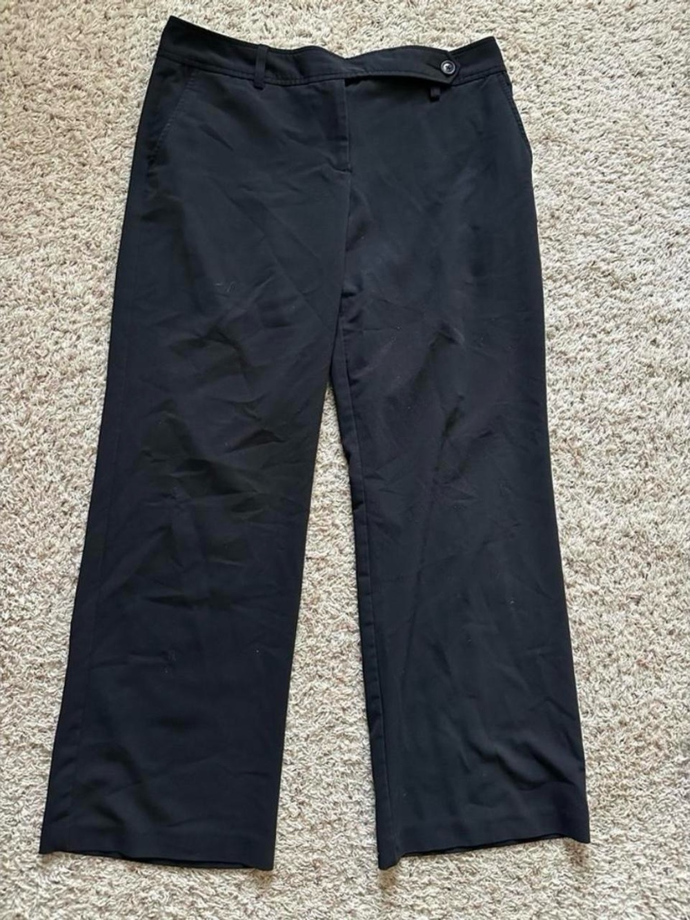 Kim Rogers Dress Business Career Pants 12 Work Wear Trousers Minimalist Chic
